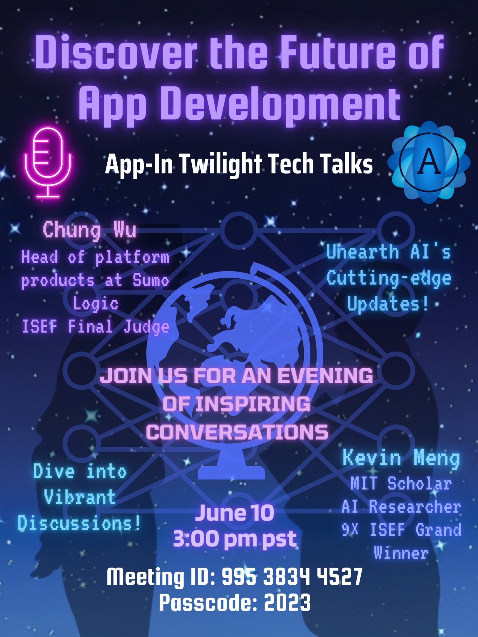 App-In Twilight Tech Talks event poster