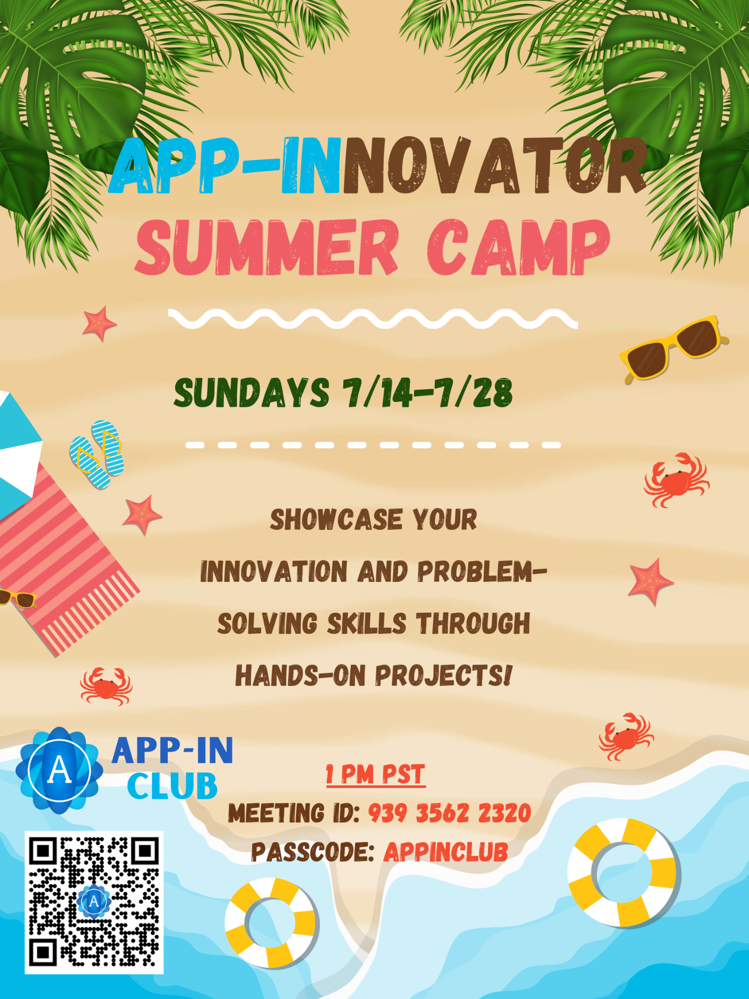 App-Innovator Summer Camp event poster