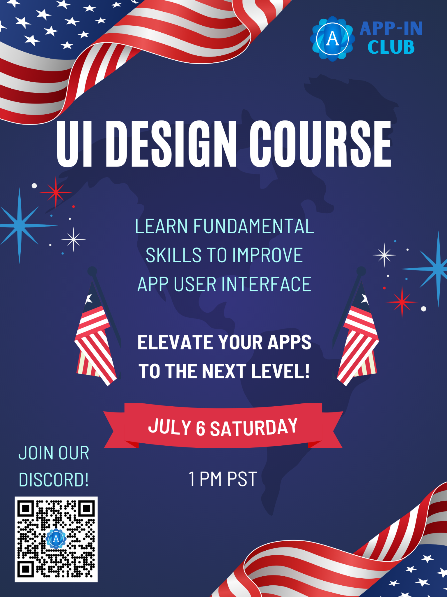 UI Design Course event poster